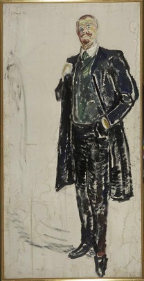 M 390. Munch's portrait of Jens Thiis